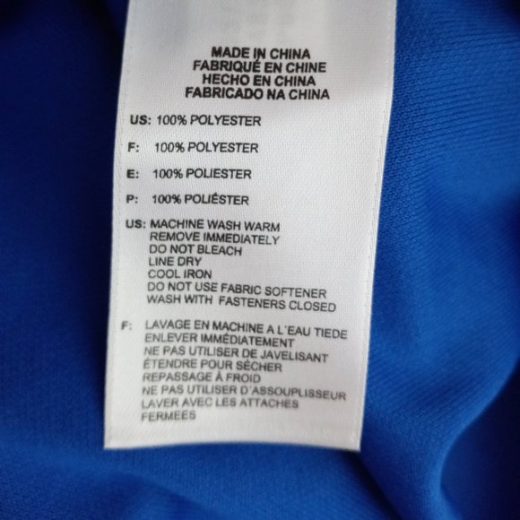 Adidas Women's Cobalt Blue,Black,White PerformanceJacket XL - Picture 12 of 13